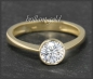 Preview: Brillant Ring 585 Gold mit 0,94ct Brillant, Si2