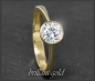 Preview: Brillant Ring 585 Gold mit 0,94ct Brillant, Si2