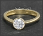 Preview: Brillant Ring 585 Gold mit 0,94ct Brillant, Si2