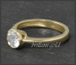 Preview: Brillant Ring 585 Gold mit 0,94ct Brillant, Si2