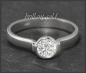 Preview: Diamant Ring aus 585 Gold; Brillant 0,56ct, Si3