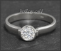 Preview: Diamant Ring aus 585 Gold; Brillant 0,56ct, Si3