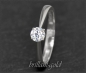 Preview: Brillant 585 Gold Ring; 0,40ct, Top Wesselton, Si3