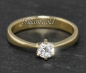 Preview: Brillant 585 Gold Ring, 0,41ct, Si1; DGI Zertifikat