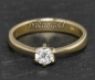 Preview: Brillant 585 Gold Ring; 0,31ct, River E; Damenring