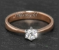 Preview: Brillant Ring aus 585 Gold mit 0,45ct, VVS2
