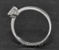 Preview: Gold Brillant Ring 0,48ct, River D, Si1; Weißgold