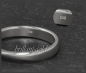 Preview: Gold Brillant Ring 0,48ct, River D, Si1; Weißgold