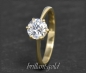 Preview: Brillant 585 Gelbgold Ring; 1,06ct, Si3