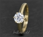 Preview: 585 Gold Brillant Ring 1,05ct, Si3; Solitärring