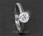Preview: Brillant Ring aus 750 Gold; 1,01ct, VVS1 + IGI Zertifikat