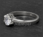 Preview: Brillant 585 Gold Damen Ring, 1,30ct, Si2; 14 Karat Weißgold Damenring