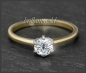 Preview: Brillant Ring 585 Gold; 0,54ct, Top Wesselton, Si1-2