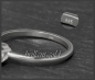 Preview: Diamant Ring 0,53ct in River D & Si2; 585 Gold