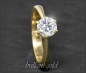 Preview: Brillant Ring 585 Gold 1,0ct, Top Wesselton & VS1