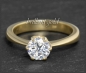 Mobile Preview: Brillant 585 Gold Ring; 1,01ct, IF; mit IGI Zertifikat