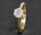 Preview: Brillant Ring 585 Gold 1,0ct, Top Wesselton & VS1