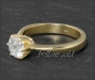 Preview: Brillant Ring 585 Gold 1,0ct, Top Wesselton & VS1