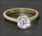 Preview: Brillant Ring aus 585 Gelbgold mit 1,26ct, Si2