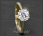 Preview: Brillant Ring aus 585 Gelbgold mit 1,26ct, Si2