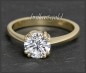 Preview: Brillant Ring aus 585 Gelbgold mit 1,26ct, Si2