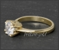 Preview: Brillant Ring aus 585 Gelbgold mit 1,26ct, Si2