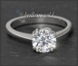 Preview: Brillant Ring in 585 Gold; 1,25ct, River E & Si1