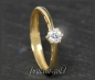 Preview: Brillant 585 Gold Ring, 0,32ct, Si1; DGI Zertifikat