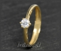 Preview: Brillant 585 Gold Ring, 0,32ct, Si1; DGI Zertifikat