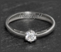 Preview: Diamant Ring 585 Gold, 0,25ct; Lupenrein, River