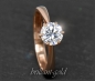 Preview: Gold Brillant Ring 585 Rotgold, 1,08ct