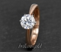 Preview: Brillant Ring 585 Gold, 1,32ct; Rot- & Weißgold