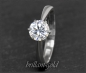 Mobile Preview: Brillant 585 Gold Ring 1,02ct, Top Wesselton, Si2
