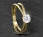 Preview: Brillant 585 Gelbgold Ring mit 0,57ct; VS1