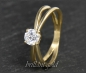 Preview: Brillant 585 Gelbgold Ring mit 0,57ct; VS1