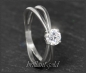 Preview: Brillant Ring 585 Gold; 0,54ct, Top Wesselton, VS2