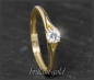 Preview: Brillant 585 Gold Ring 0,26ct, Top Wesselton, Si