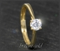 Preview: Lupenreiner Brillant Ring aus 585 Gold; 0,59ct