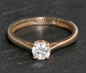 Preview: Brillant Ring mit 0,58ct, River D; 585 Rotgold