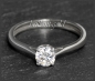 Preview: Brillant Ring aus 585 Weißgold; 0,53ct, F & Si1-2
