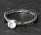 Preview: Brillant Ring aus 585 Weißgold; 0,53ct, F & Si1-2