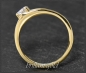 Preview: Diamant Solitär Ring 585 Gold; 0,52ct, Si1-2