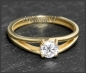 Preview: Diamant Solitär Ring 585 Gold; 0,52ct, Si1-2