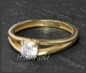 Preview: Diamant Solitär Ring 585 Gold; 0,52ct, Si1-2