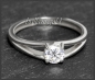 Preview: Brillant Damen 585 Gold Ring 0,56ct, River, Si1-2