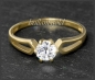 Preview: Brillant 585 Gelbgold Ring mit 0,54ct; VS2