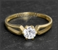 Preview: Brillant 585 Gelbgold Ring mit 0,54ct; VS2