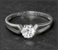 Preview: Brillant 585 Gold Ring 0,55ct; River & Lupenrein