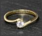 Preview: Diamant Ring 585 Gelbgold; Lupenrein, 0,25ct