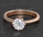 Preview: Brillant 585 Gold Ring; 1,24ct; 14K Rotgold